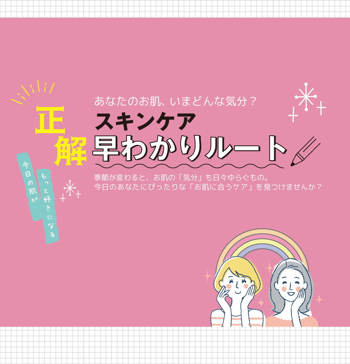 スキンケア早わかりルート